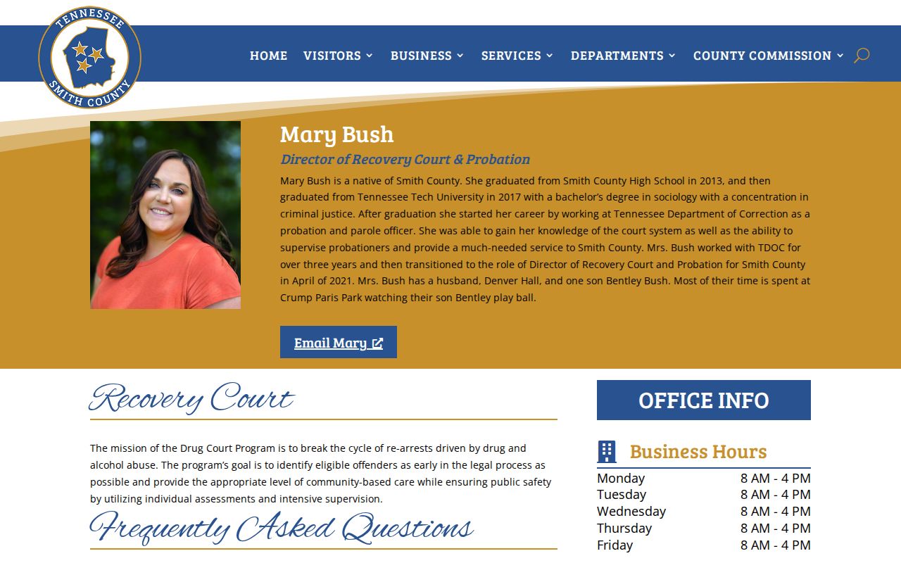Carthage criminal records recovery court and probation information