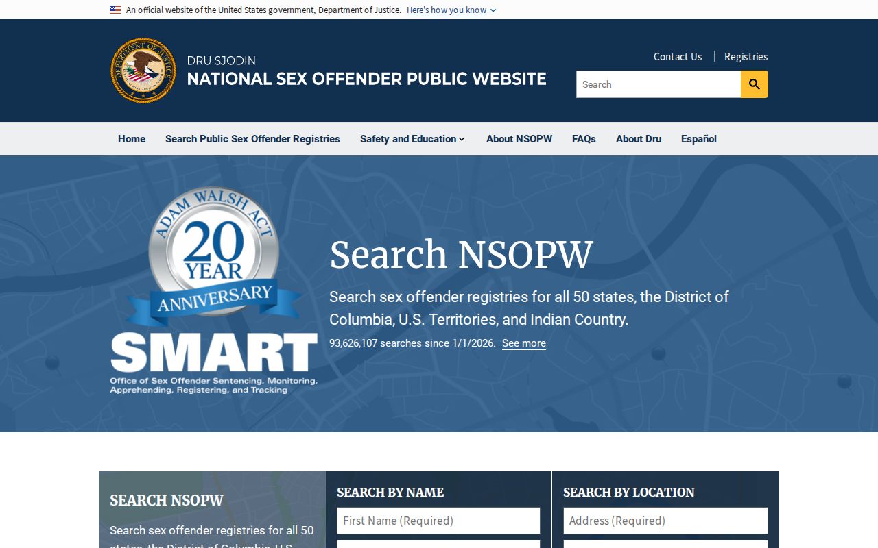 National website used to extend a Smith County sex offender lookup across states